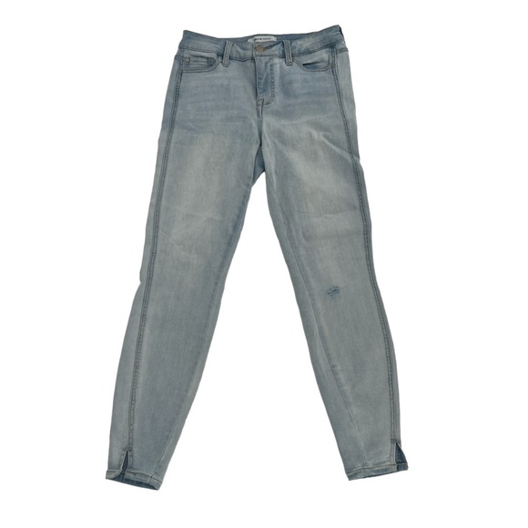 Realm Denim Distressed Notched Leg Skinny Jeans Size 27 Women’s - Picture 1 of 5